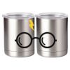10 oz. Silver Stainless Steel Short Tumbler Thumbnail