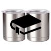 10 oz. Silver Stainless Steel Short Tumbler Thumbnail