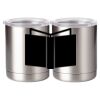 10 oz. Silver Stainless Steel Short Tumbler Thumbnail
