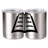 10 oz. Silver Stainless Steel Short Tumbler Thumbnail