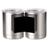 10 oz. Silver Stainless Steel Short Tumbler Thumbnail