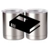 10 oz. Silver Stainless Steel Short Tumbler Thumbnail