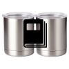 10 oz. Silver Stainless Steel Short Tumbler Thumbnail