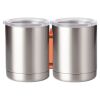 10 oz. Silver Stainless Steel Short Tumbler Thumbnail