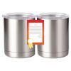 10 oz. Silver Stainless Steel Short Tumbler Thumbnail