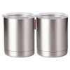 10 oz. Silver Stainless Steel Short Tumbler Thumbnail