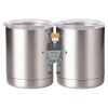 10 oz. Silver Stainless Steel Short Tumbler Thumbnail