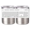 10 oz. Silver Stainless Steel Short Tumbler Thumbnail