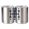 10 oz. Silver Stainless Steel Short Tumbler Thumbnail