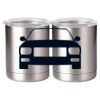 10 oz. Silver Stainless Steel Short Tumbler Thumbnail