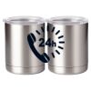 10 oz. Silver Stainless Steel Short Tumbler Thumbnail