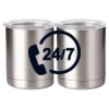 10 oz. Silver Stainless Steel Short Tumbler Thumbnail