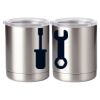 10 oz. Silver Stainless Steel Short Tumbler Thumbnail