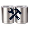 10 oz. Silver Stainless Steel Short Tumbler Thumbnail
