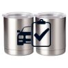 10 oz. Silver Stainless Steel Short Tumbler Thumbnail