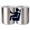 10 oz. Silver Stainless Steel Short Tumbler Thumbnail