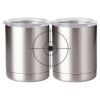 10 oz. Silver Stainless Steel Short Tumbler Thumbnail