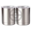 10 oz. Silver Stainless Steel Short Tumbler Thumbnail