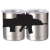 10 oz. Silver Stainless Steel Short Tumbler Thumbnail