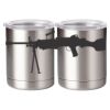 10 oz. Silver Stainless Steel Short Tumbler Thumbnail