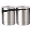 10 oz. Silver Stainless Steel Short Tumbler Thumbnail