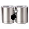 10 oz. Silver Stainless Steel Short Tumbler Thumbnail