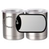 10 oz. Silver Stainless Steel Short Tumbler Thumbnail