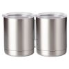 10 oz. Silver Stainless Steel Short Tumbler Thumbnail