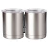 10 oz. Silver Stainless Steel Short Tumbler Thumbnail