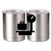 10 oz. Silver Stainless Steel Short Tumbler Thumbnail