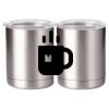 10 oz. Silver Stainless Steel Short Tumbler Thumbnail