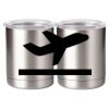 10 oz. Silver Stainless Steel Short Tumbler Thumbnail