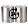 10 oz. Silver Stainless Steel Short Tumbler Thumbnail
