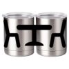 10 oz. Silver Stainless Steel Short Tumbler Thumbnail
