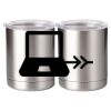 10 oz. Silver Stainless Steel Short Tumbler Thumbnail