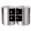 10 oz. Silver Stainless Steel Short Tumbler Thumbnail