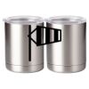 10 oz. Silver Stainless Steel Short Tumbler Thumbnail