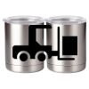 10 oz. Silver Stainless Steel Short Tumbler Thumbnail