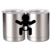 10 oz. Silver Stainless Steel Short Tumbler Thumbnail