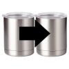 10 oz. Silver Stainless Steel Short Tumbler Thumbnail