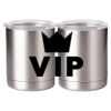 10 oz. Silver Stainless Steel Short Tumbler Thumbnail