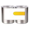 10 oz. Silver Stainless Steel Short Tumbler Thumbnail