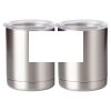 10 oz. Silver Stainless Steel Short Tumbler Thumbnail