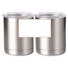 10 oz. Silver Stainless Steel Short Tumbler Thumbnail