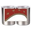 10 oz. Silver Stainless Steel Short Tumbler Thumbnail