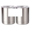 10 oz. Silver Stainless Steel Short Tumbler Thumbnail