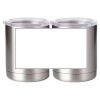 10 oz. Silver Stainless Steel Short Tumbler Thumbnail