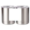10 oz. Silver Stainless Steel Short Tumbler Thumbnail