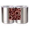 10 oz. Silver Stainless Steel Short Tumbler Thumbnail