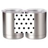10 oz. Silver Stainless Steel Short Tumbler Thumbnail